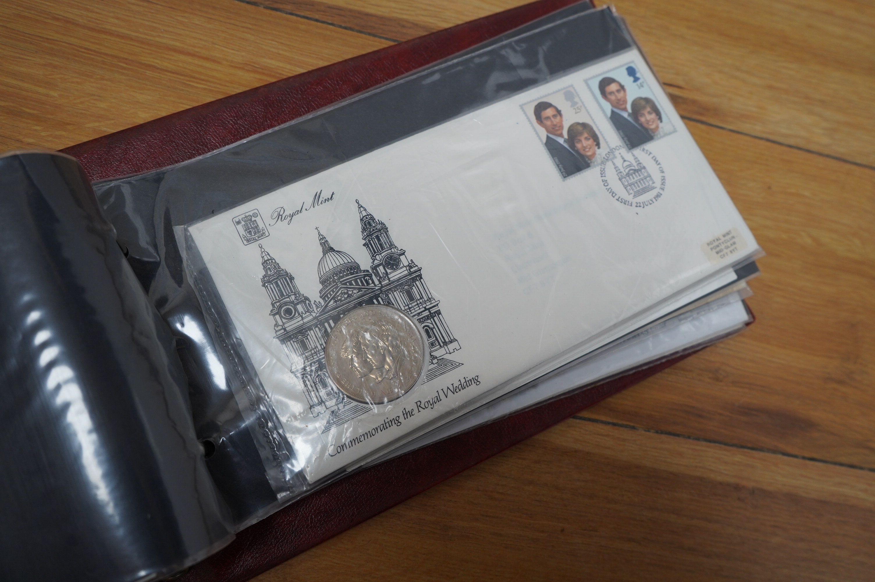 A collection of First Day Covers some relating to coins and medals including Royal Mint proof coin F.D.C's. Condition - fair to good